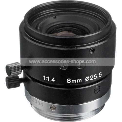 Tamron 23FM08-L 2/3 8mm F1.4 Manual Iris C-Mount Lens Locking Screws CCTV Industrial FA/Machine Vision Lenses