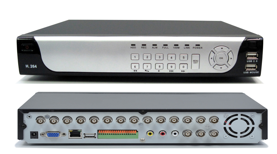 16 Way DVR H264 Enconomical Network Hard Disk Vedeo Recorder