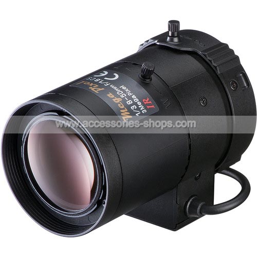Tamron M13VG850IR 1/2.7 8-50mm F1.6 DC Auto-Iris 4-pin square connector CS-Mount 3-Megapixel Rated IR Corrected Day/Night