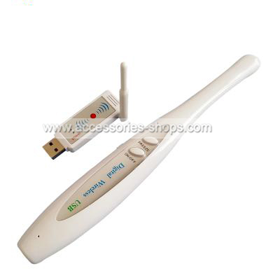 Wireless USB Intraoral Camera 1.3Mega Pixels 6Pcs LEDs 5.8GHz/2.4GHz Auto Focus Dental Care Oral Health Teeth Decay Cavity Check