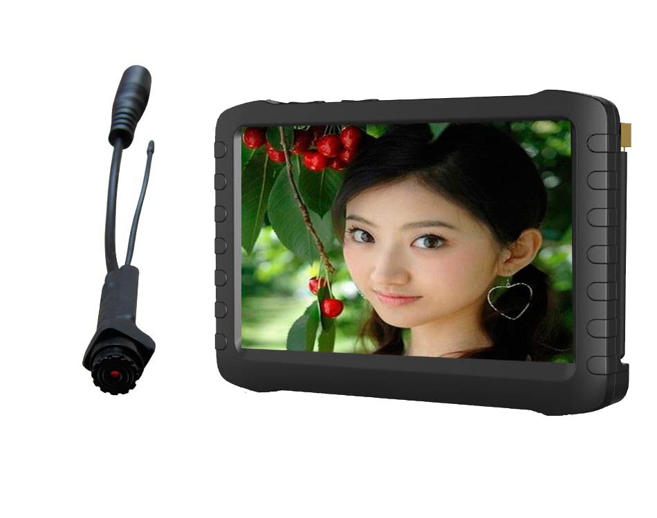 50deg Wireless Mini Camera + 5.8GHz Wireless 5inch HD DVR Protable Monitor Receiver