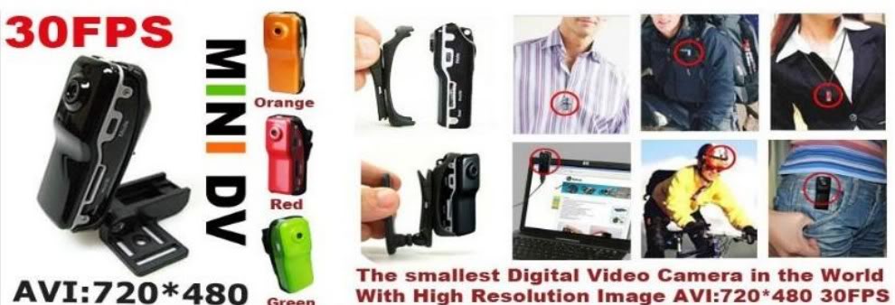 Spy Hidden Sport Outdoor Digital Video Camera DV webcam