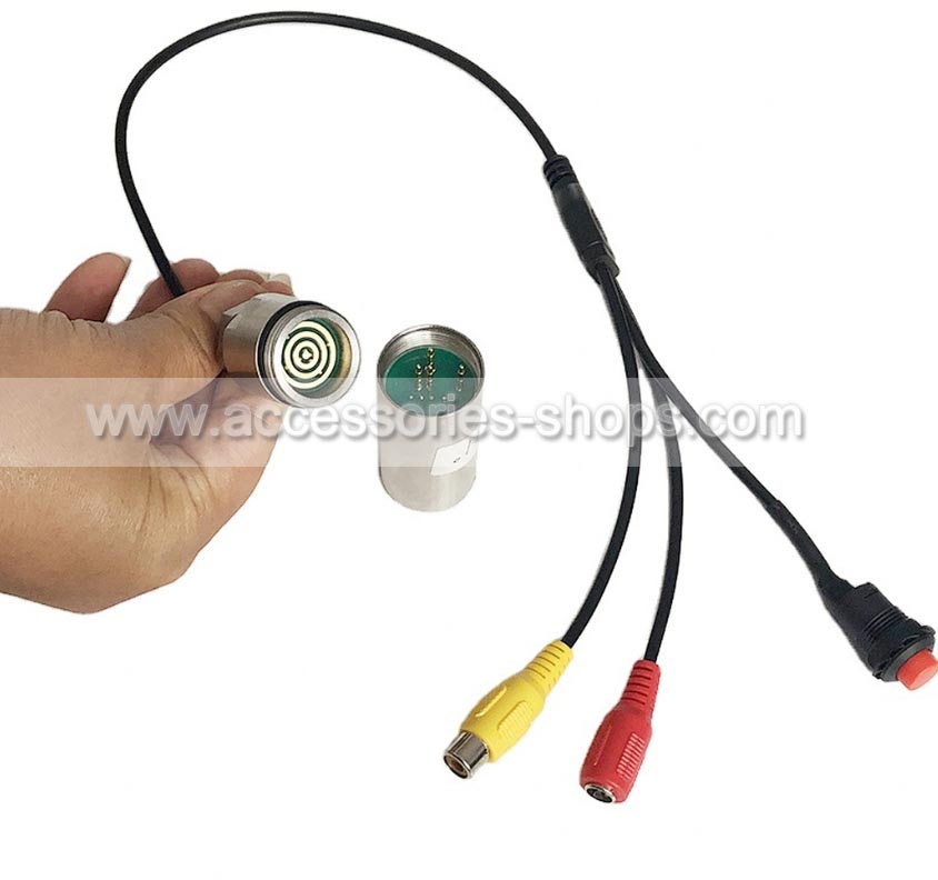 1080P 2MP AHD mini stainless steel pipe sewer drainage pipeline chimney manhole inspection CCTV camera with 12LEDs