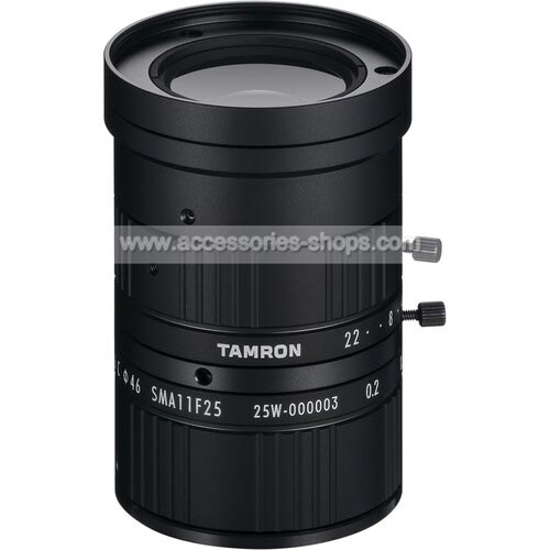 Tamron SMA11F25 25mm F1.6 Manual Iris C-Mount Lens Visible-SWIR (400-1700nm) Megapixel Rated CCTV Industrial Lenses