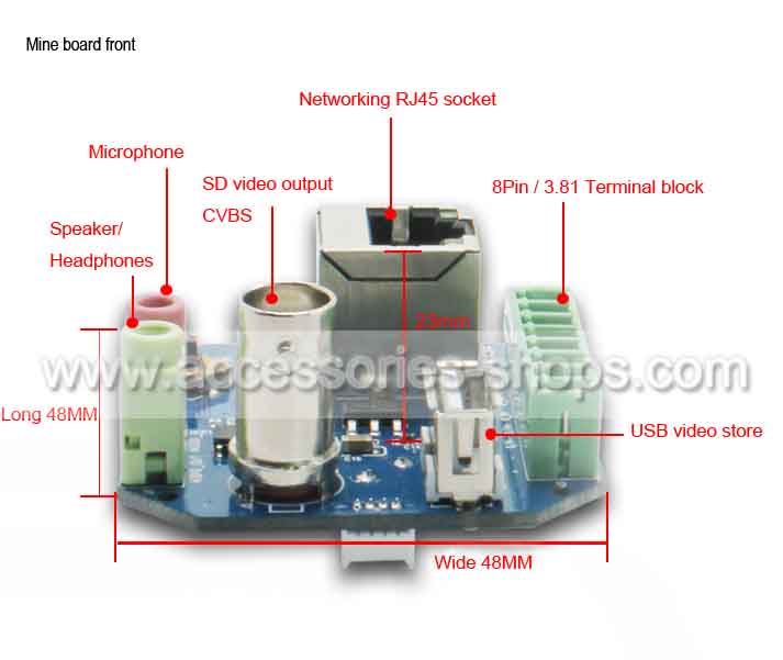 HD CCTV Camera Board SONY Camera Module Network IP Control Board For SONY FCB-EV7500 FCB-EV7300 FCB-EH6300