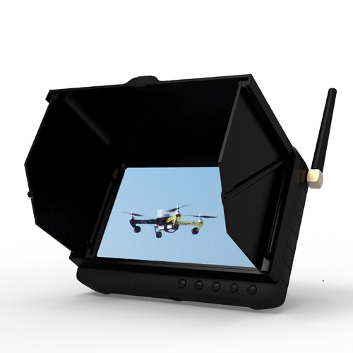 1.2GHz 5inch Mini Wireless Camera DVR Wireless FPV Monitor With Sunshade