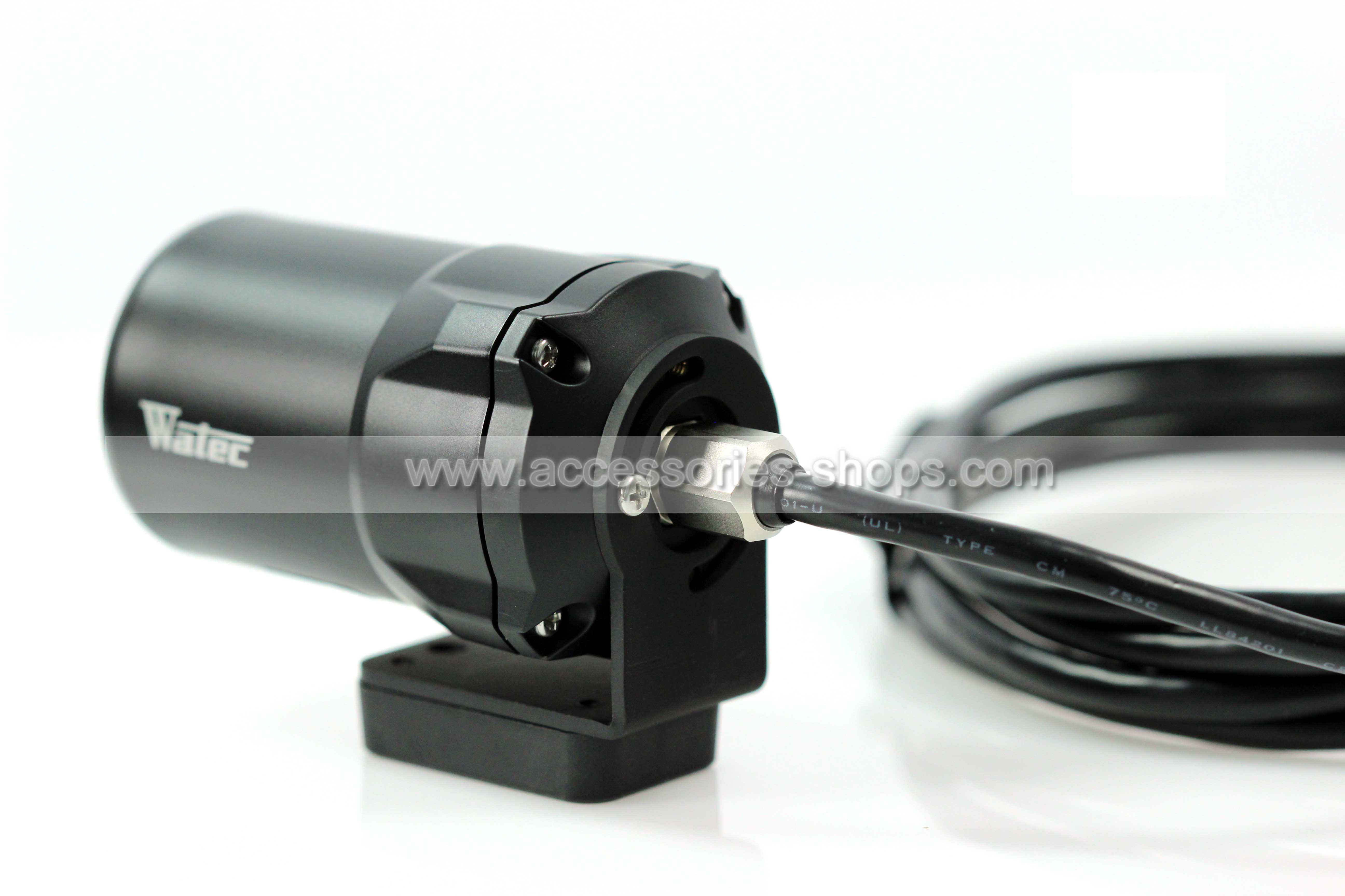 Watec WAT-07U2D 1/2.8-inch Compact High Sensitivity USB2.0 Full HD B/W Camera with cylindrical waterproof housing